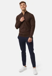 Indicode Strickpullover Gore Dunkelbraun/Braun