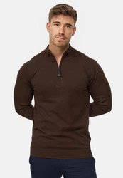 Indicode Strickpullover Gore Dunkelbraun/Braun