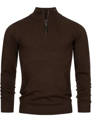 Indicode Strickpullover Gore Dunkelbraun/Braun