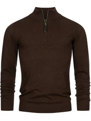 Indicode Strickpullover Gore Dunkelbraun/Braun