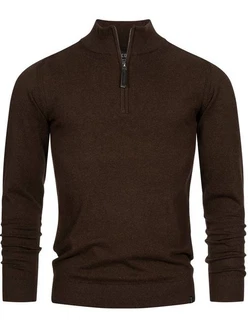Indicode Strickpullover Gore Dunkelbraun/Braun Indicode Strickpullover Gore Dunkelbraun/Braun