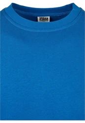 URBAN CLASSICS Rundhalspullover Urban Classics Herren Organic Basic Crew Blau/Hellblau
