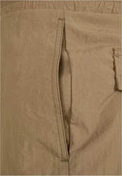 URBAN CLASSICS Cargohose Urban Classics Herren Nylon Cargo Shorts Khaki/Braun