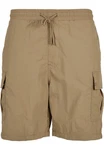 URBAN CLASSICS Cargohose Urban Classics Herren Nylon Cargo Shorts Khaki/Braun