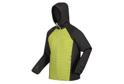 Regatta Funktionsjacke Softshelljacke Hybrid Andreson VII Grün/Neonfarben