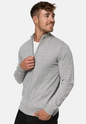 Indicode Strickjacke Lau Lt Grey Mix