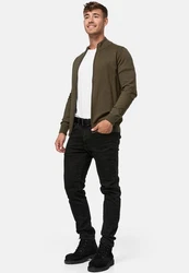 Indicode Strickjacke Lau Dunkelgrün/Khaki