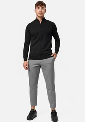 Indicode Strickjacke Lau Schwarz