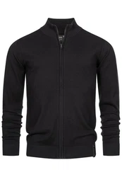 Indicode Strickjacke Lau Schwarz