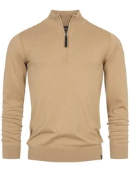 Indicode Strickpullover Gore Braun/Khaki/Beige