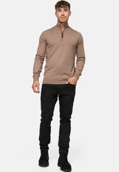Indicode Strickpullover Gore Braun/Beige/Khaki