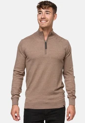 Indicode Strickpullover Gore Braun/Beige/Khaki