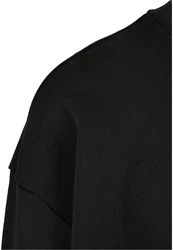 URBAN CLASSICS Rundhalspullover Urban Classics Herren Organic Oversized Boxy Crew Schwarz