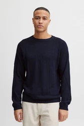 !Solid Strickpullover SDFabio Dunkelblau