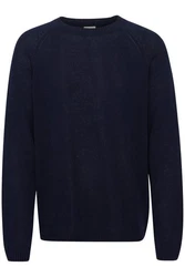 !Solid Strickpullover SDFabio Dunkelblau