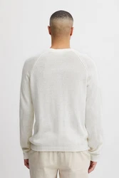 !Solid Strickpullover SDFabio Weiß/Grau/Creme/Khaki