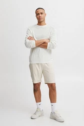!Solid Strickpullover SDFabio Weiß/Grau/Creme/Khaki