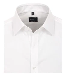 VENTI Hemd unifarben Weiß/Creme
