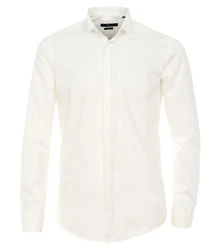 VENTI Langarmhemd Evening uni (1/1) Weiß/Creme/Beige/Khaki
