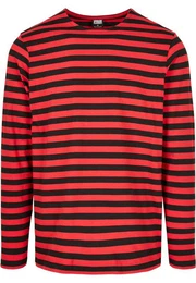 Langarmshirt Herren Regular Stripe LS (1-tlg)