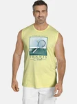 Charles Colby Muskelshirt EARL HOGG Basic Gelb/Grün