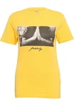 MisterTee Kurzarmshirt Ladies Pray Tee Gelb