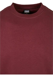 Urban Classics Crewneck Sweatshirt Dunkelrot/Rot/Bordeaux