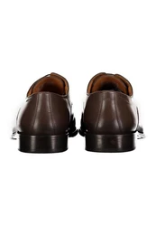 Roy Robson Anzugsschuh Derby Captoe Schnürschuh Dunkelbraun/Braun/Bordeaux
