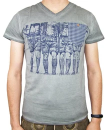 KRGER BUAM T-Shirt Krger BUAM T-Shirt Krachlederne - Grau