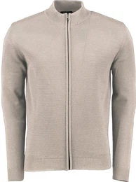Strickjacke MAERZ Strickjacke beige aus Schurwolle