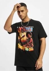 Upscale by Mister Tee Herren Biggie Ready To Die Oversize Tee Hellblau/Schwarz/Rot/Braun/Creme/Beige