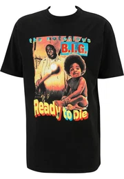 Kurzarmshirt Herren Biggie Ready To Die Oversize Tee (1-tlg)