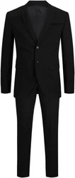 Jack & Jones Anzug JPRBLAFranco JPRFRANCO SUIT NOOS Schwarz/Braun