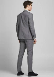 Jack & Jones Anzug JPRBLAFranco JPRFRANCO SUIT NOOS Dunkelgrau/Grau/Hellgrau
