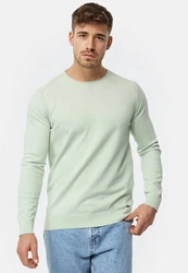 Indicode Herren Gamal Strickpullover O-Neck Pulli 