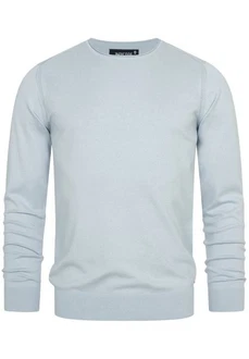Indicode Herren Gamal Strickpullover O-Neck Pulli Celestial Blue Indicode Herren Gamal Strickpullover O-Neck Pulli Celestial Blue