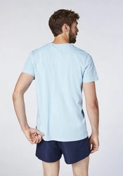 Chiemsee Print-Shirt T-Shirt mit Art-Frontprint (1) Hellblau/Blau/Mischfarben