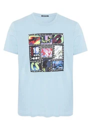 Print-Shirt T-Shirt mit Art-Frontprint 1