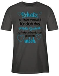 Shirtracer T-Shirt Perfekte Geschenk Partner Liebe Blau/Grau/Türkis/Rot/Schwarz