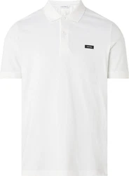 Calvin Klein Poloshirt mit Logo auf der Brust Weiß/Creme