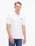 Calvin Klein Poloshirt mit Logo auf der Brust Weiß/Creme