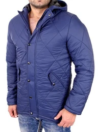 Winterjacke Winterjacke Herren Parka Anorak Stepp Kapuzen Jacke RS-501 warme gesteppte Jacke mit Kapuze