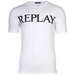 T-Shirt Herren T-Shirt - 1/2-Arm, Rundhals, Logo, (Packung, 1er Pack)