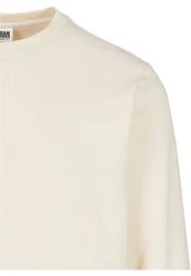 URBAN CLASSICS Rundhalspullover Urban Classics Herren Organic Basic Crew Weiß/Beige/Orange/Creme/Khaki/Gelb