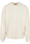 URBAN CLASSICS Rundhalspullover Urban Classics Herren Organic Oversized Boxy Crew Khaki/Beige/Weiß