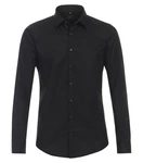 Redmond Langarmhemd Businesshemd Slim Fit (231700130) Schwarz