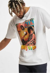 Upscale by Mister Tee Herren Biggie Ready To Die Oversize Tee Rot/Hellblau/Schwarz/Braun