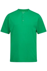JP1880 T-Shirt Henley Basic Knopfleiste Grün/Neonfarben/Türkis/Dunkelgrün