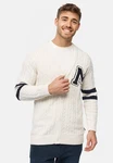 Indicode Strickpullover INJose Beige/Braun/Dunkelblau/Rosa/Weiß/Gelb/Rot