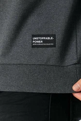 COMEOR Sweatshirt Herren Pullover bequeme Sweater Dunkelgrau/Grau/Hellgrau/Dunkelblau